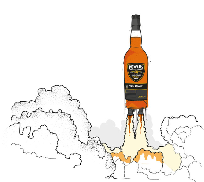 Illustration of Powers Whisky