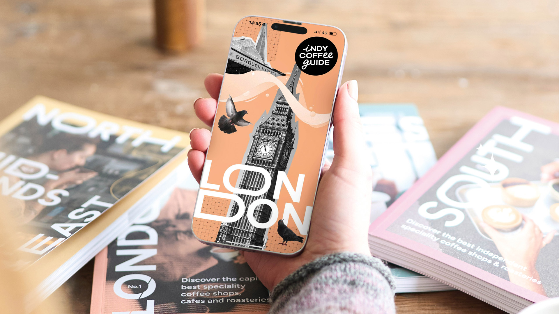 Indy Coffee Guide London app