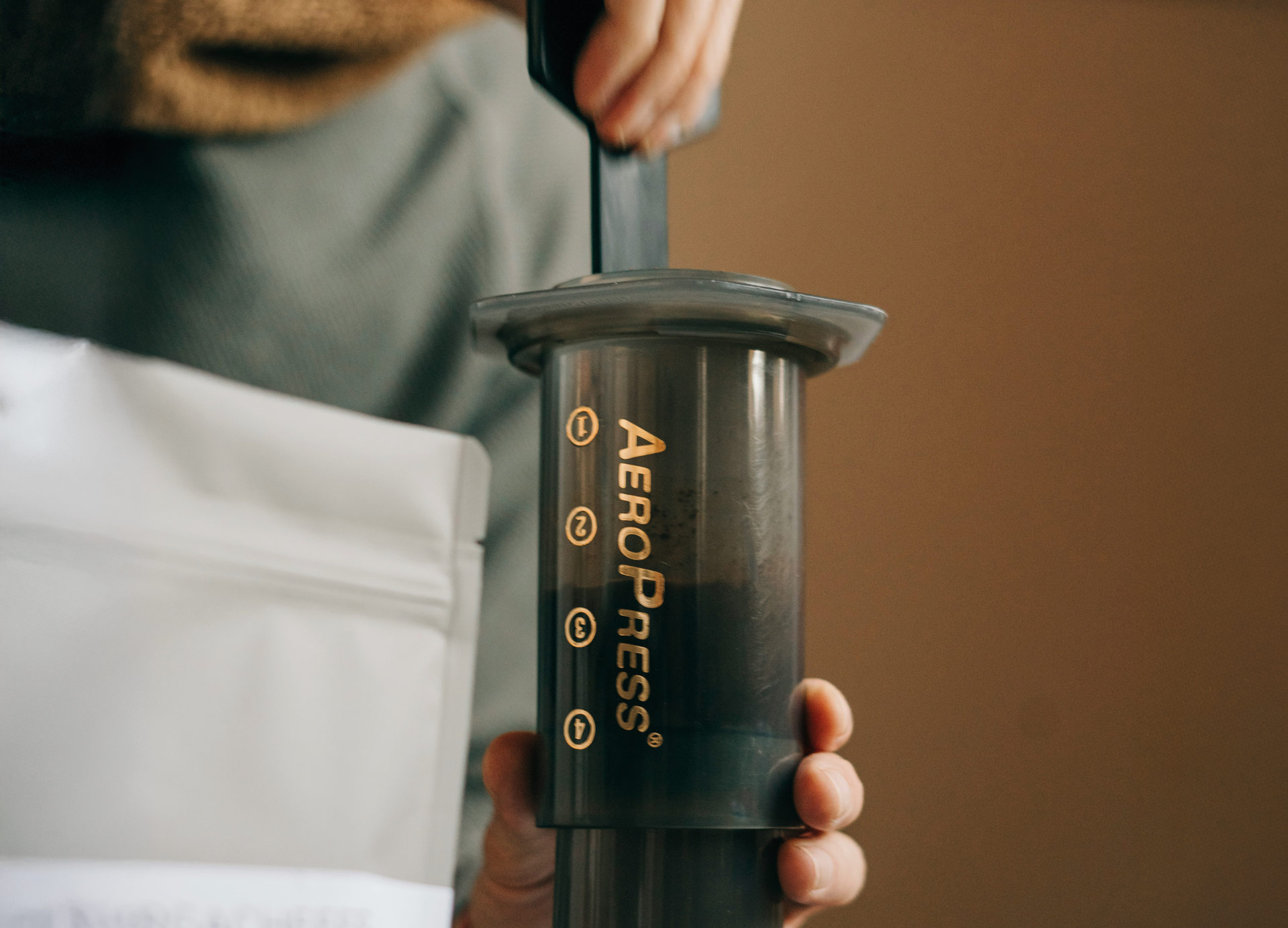 AeroPress coffee brewing method